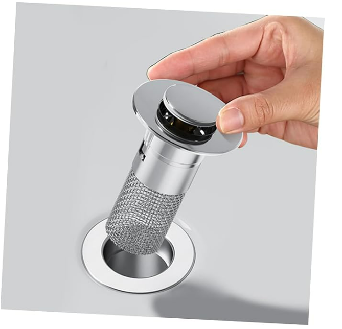 Pop Up Sink Strainer & Drainer