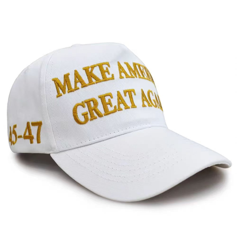 2024 America Great Gold MAGA Gold Hat USA Embroidered Trump Baseball Caps