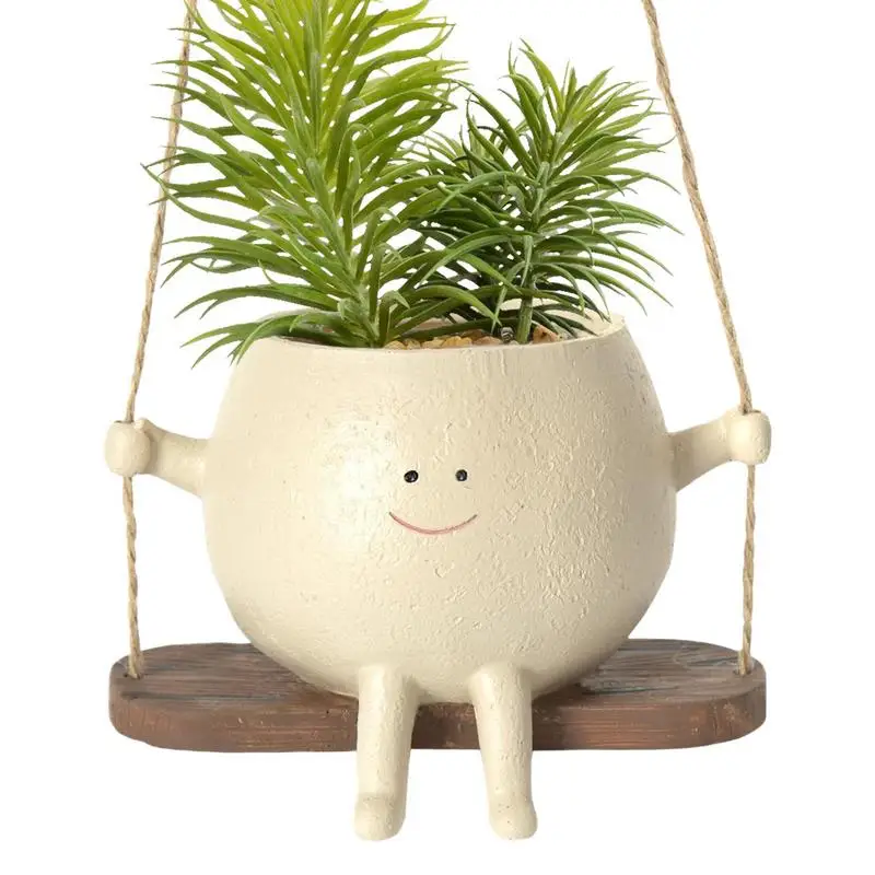 Swinging Smiley Pot