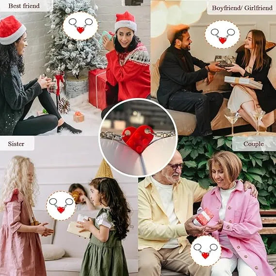 💖Valentine's Day Hot Sale 60% OFF🔥 Brick Heart Keychain Set