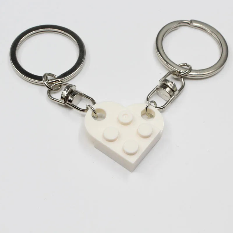 💖Valentine's Day Hot Sale 60% OFF🔥 Brick Heart Keychain Set