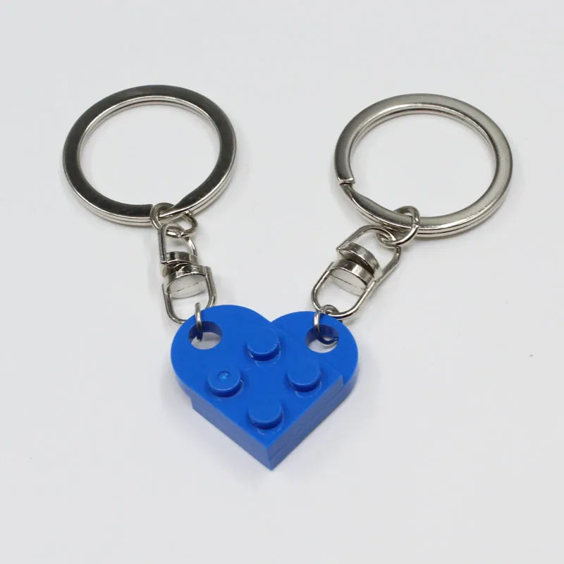 💖Valentine's Day Hot Sale 60% OFF🔥 Brick Heart Keychain Set