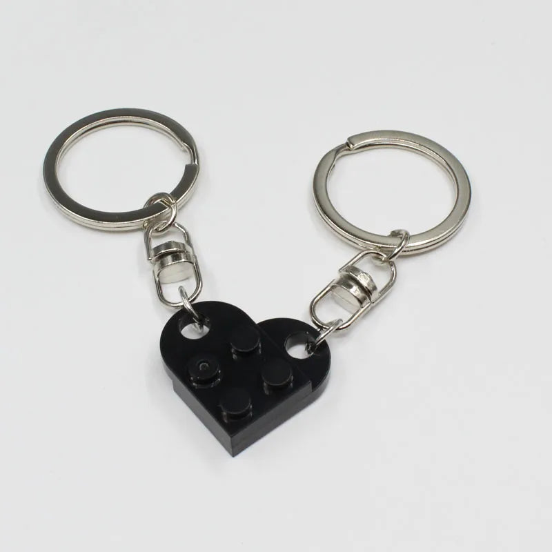 💖Valentine's Day Hot Sale 60% OFF🔥 Brick Heart Keychain Set