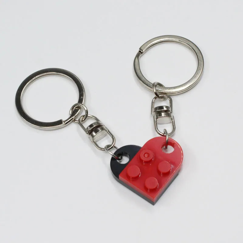 💖Valentine's Day Hot Sale 60% OFF🔥 Brick Heart Keychain Set