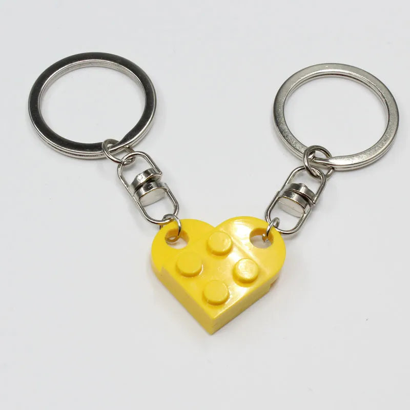 💖Valentine's Day Hot Sale 60% OFF🔥 Brick Heart Keychain Set