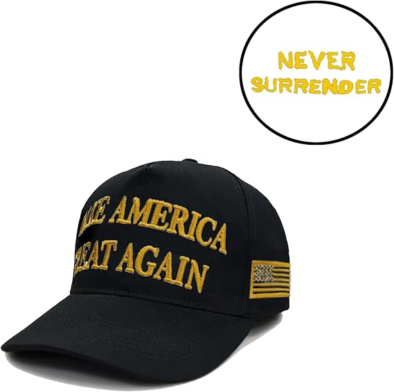 2024 America Great Gold MAGA Gold Hat USA Embroidered Trump Baseball Caps