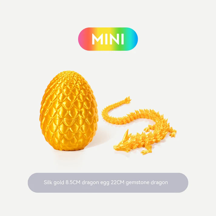 3D Printed Dragon Egg Crystal Ornaments