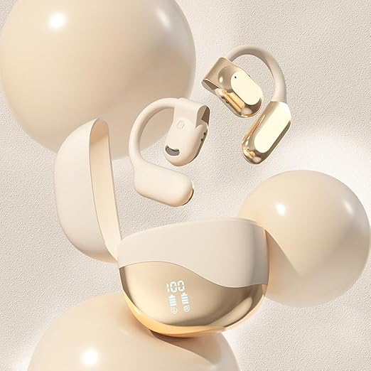 INMAS M62 Open Ear Bluetooth TWS Wireless Headsets Noise Reduction Earphones LED Digital Display Headphones Sports Music Earbuds