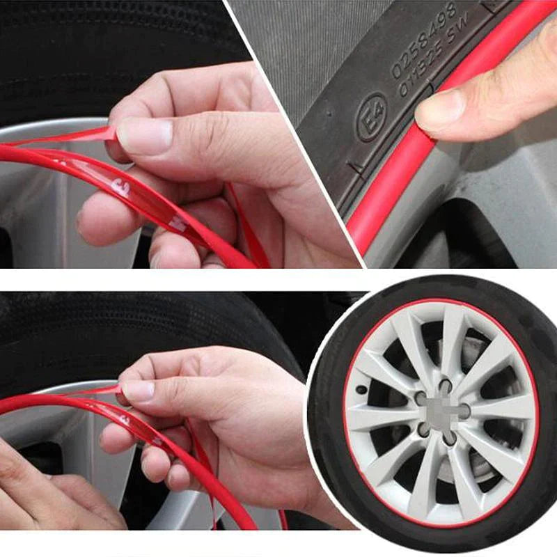 🎅Car Wheel Rim Protector Decor Strip