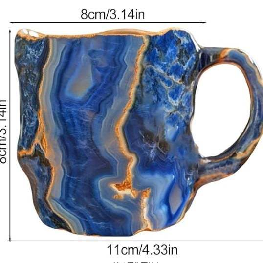 🎁 Mineral Crystal Rock Coffee Mug, Last Day Discount Offer!