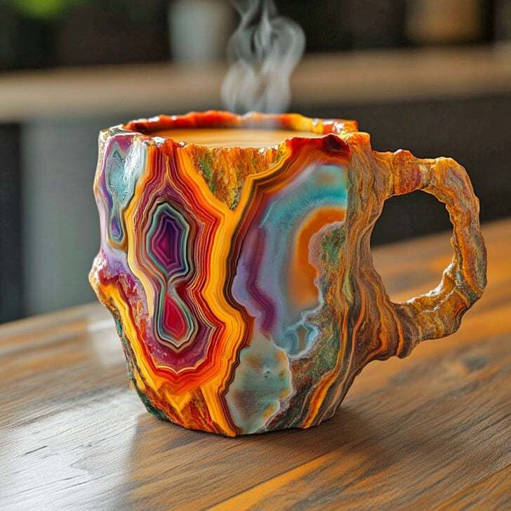 🎁 Mineral Crystal Rock Coffee Mug, Last Day Discount Offer!