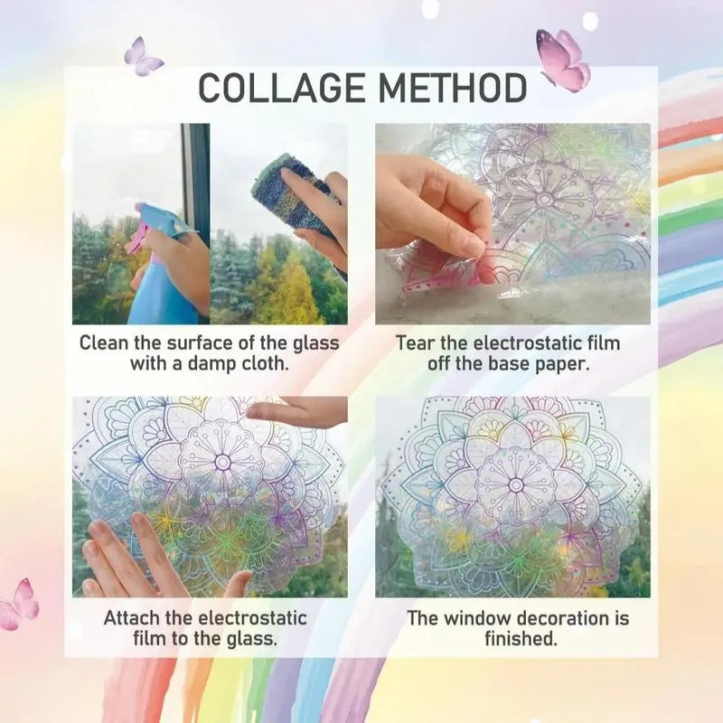 60% OFF🔥Floral Pattern Window Film