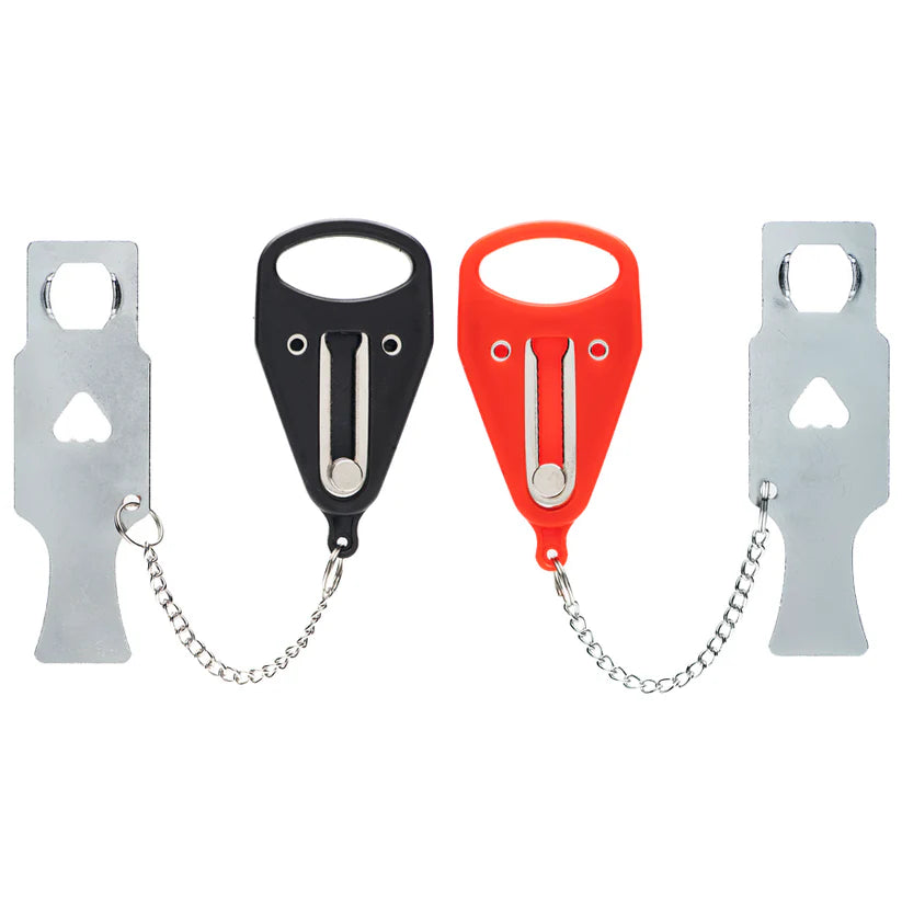 Portable Door Snap Locks Hotel Room Door Overhead Door Stopper Anti-theft Locks