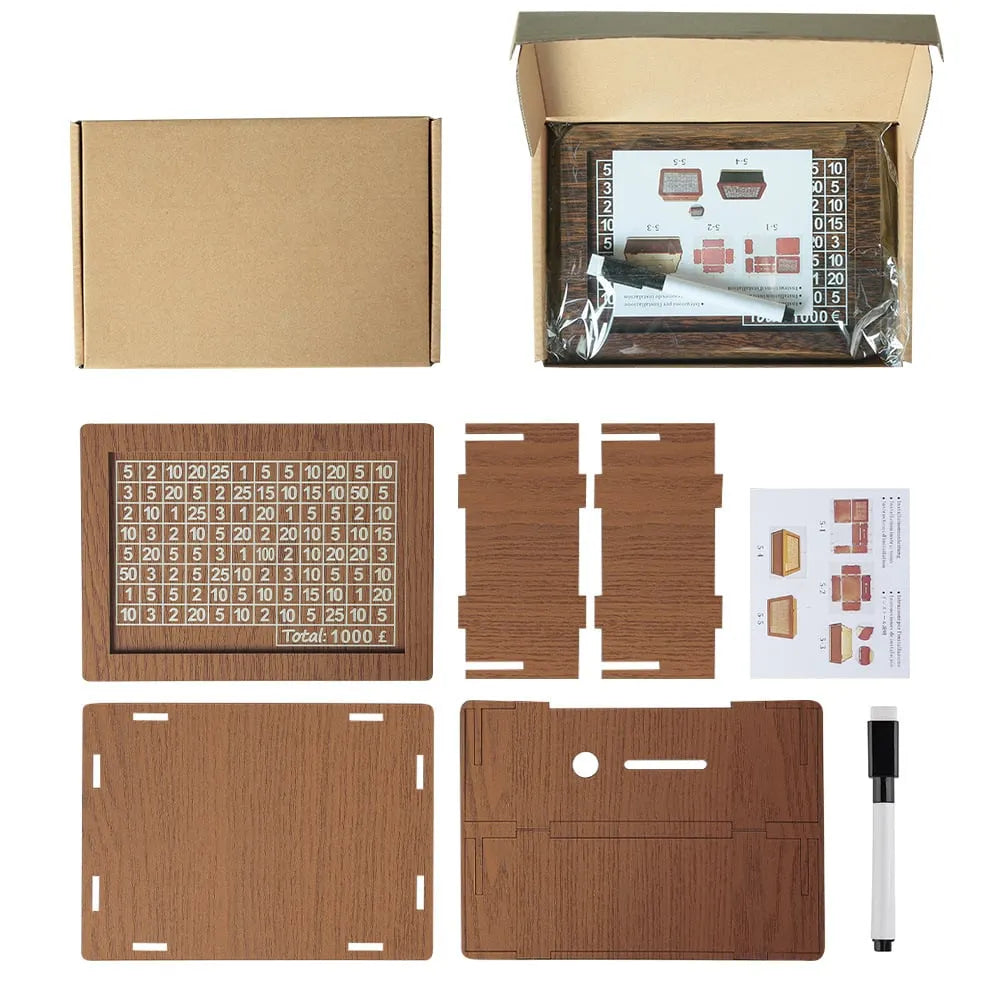🎁Holiday Sale 70% OFF🔥Cash Vault Wooden Savings Box