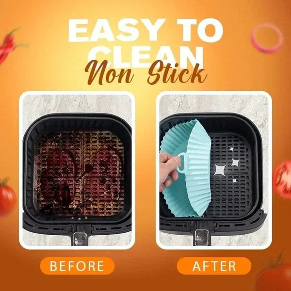 🔥 Last day 49% OFF-Air Fryer Silicone Baking Tray（Buy 2 Get 1 Free Now）