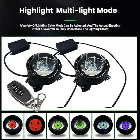 60% OFF🔥Devil Eyes Light for Cars With Remote Controller