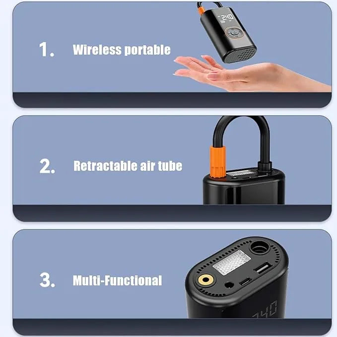 Multifunctional Portable Tire Airpump🔥Last Day 60% OFF