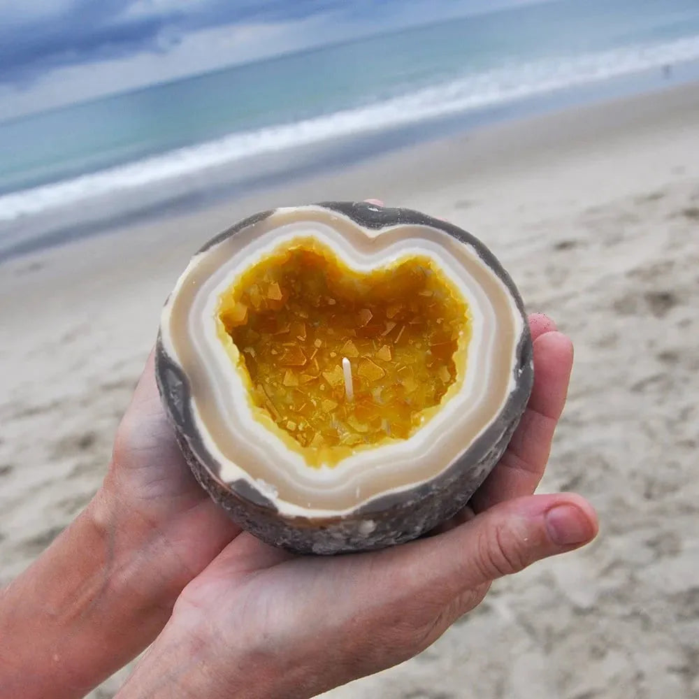 🔥Last 6 Hours 70% OFF🎁Crystal Intention/Healing Energy Candle