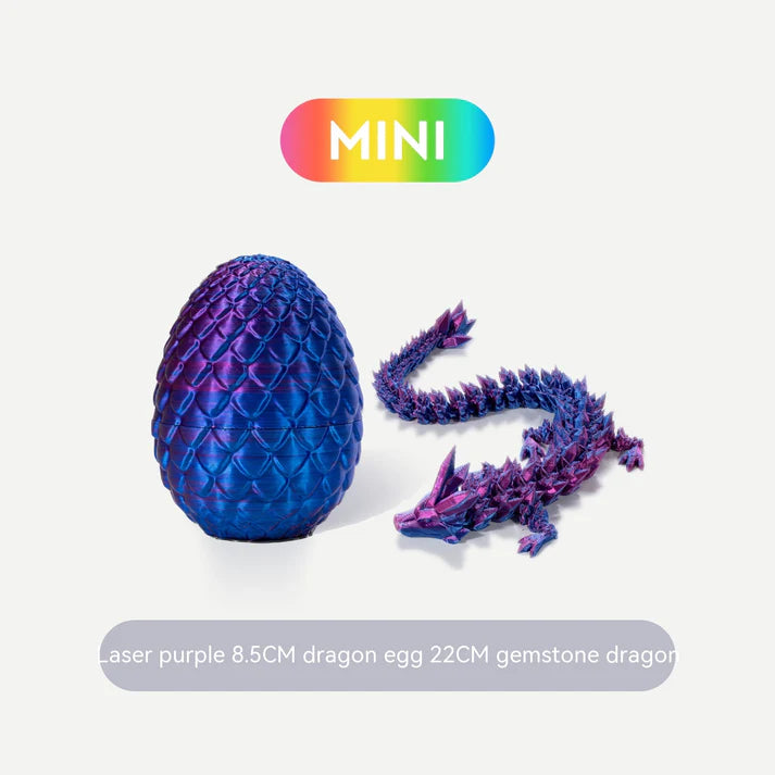 3D Printed Dragon Egg Crystal Ornaments