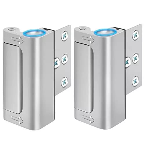 Heavy Duty Door Lock: Withstands 800 lbs, EasyInstall, Anti-Kick for Extra Security & HomeDefense