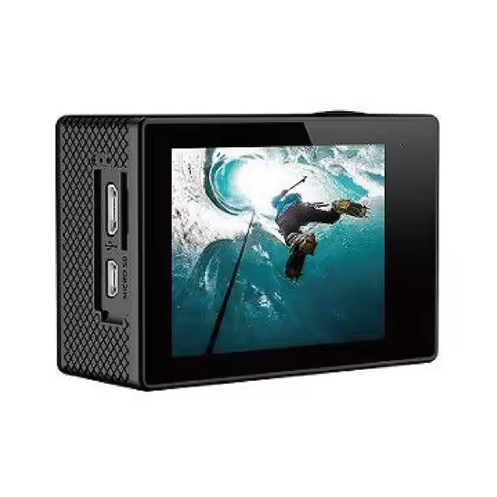 Action Camera,4K 30fps Sports Action Camera with 140 Degree Wide Angle Lens,Ultra HD Sports Cam 30M Underwater Waterproof Camera