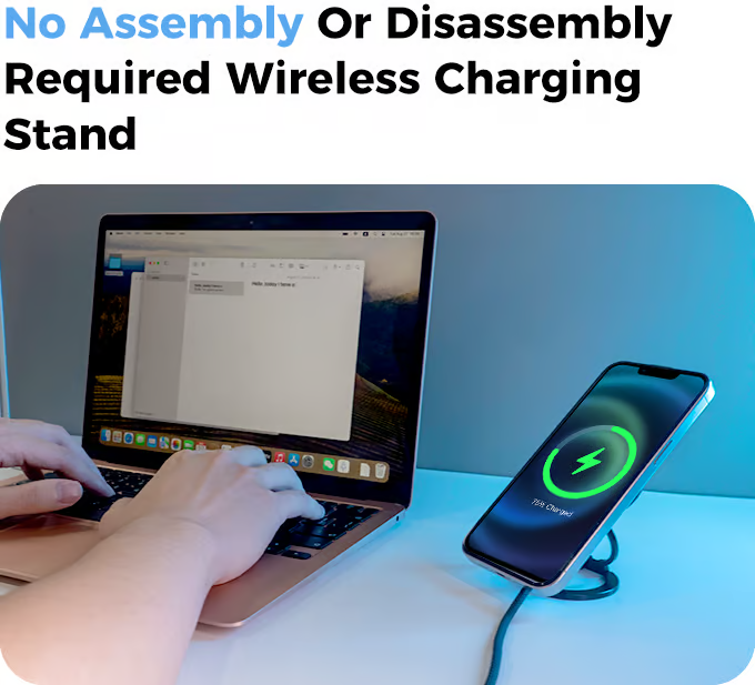 2-in-1 Qi2 Wireless Charger&Stress Toy&Magnetic Stand
