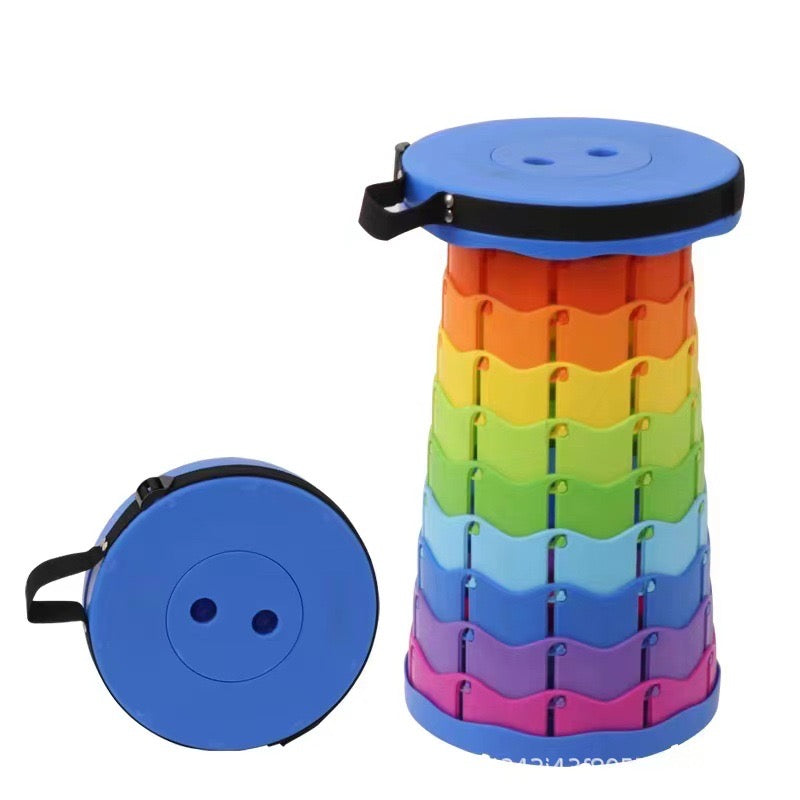 Upgraded Foldable Stool Thickened, PortableCollapsible Stool Retractable Stool for FishingHiking Tours, BBQ, Parties, Outdoor Activities