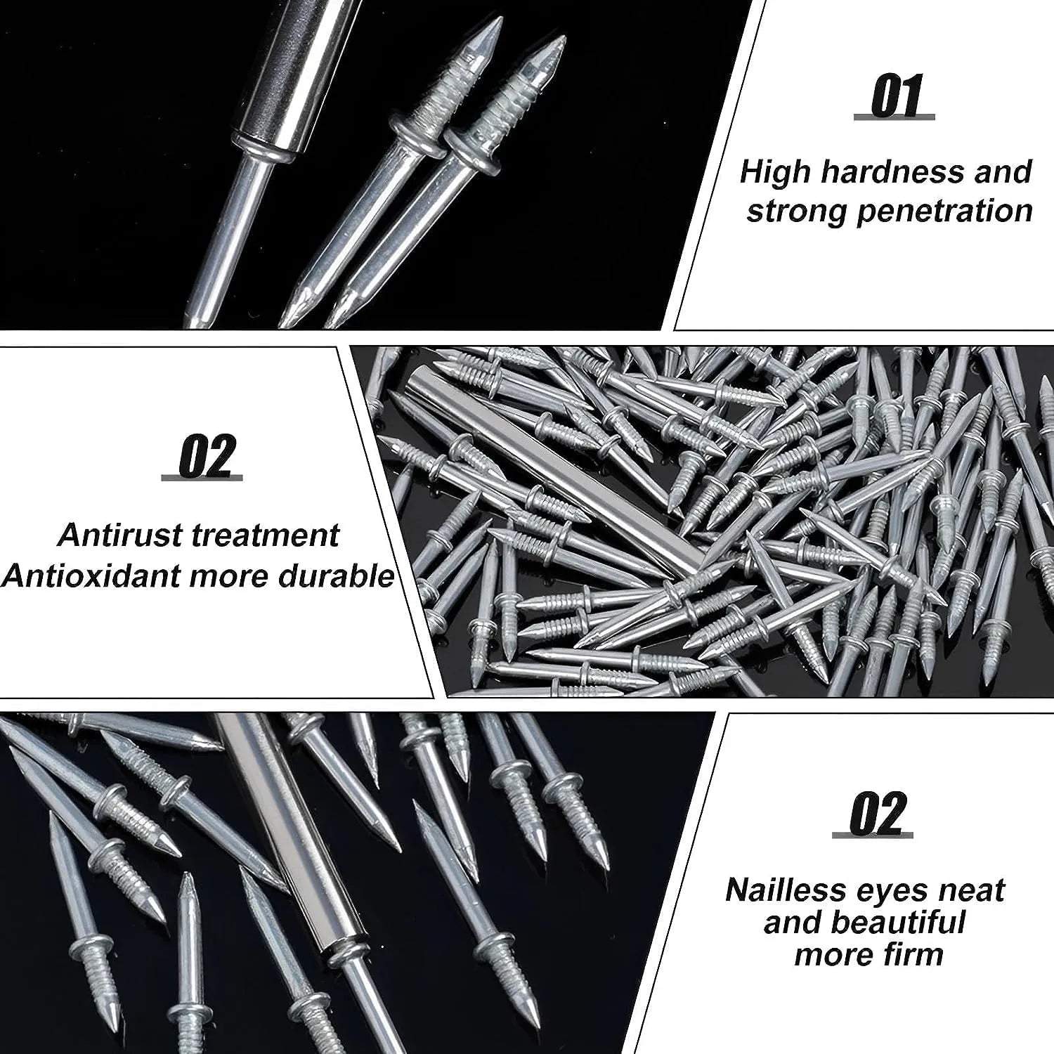 70% OFF🔥Double-Head Skirting Thread Seamless Nail