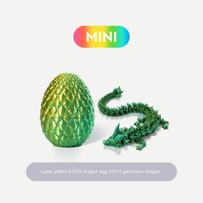 3D Printed Dragon Egg Crystal Ornaments