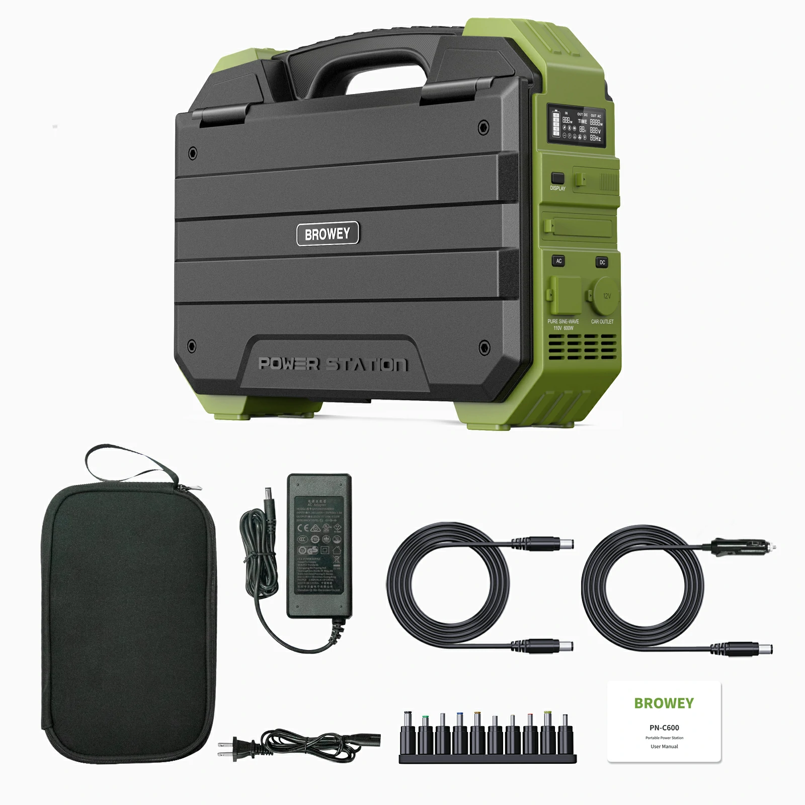 🔥Portable Power Station with Built-in Solar Panel【Worldwide Shipping】