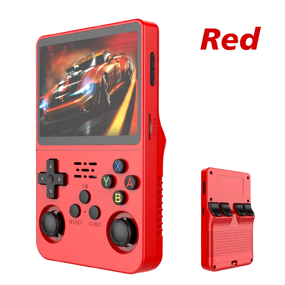 R36S Retro Handheld Video Game Console Linux System 3.5-Inch IPS Screen Mini Portable Handheld Video Player 64GB 15000 Games