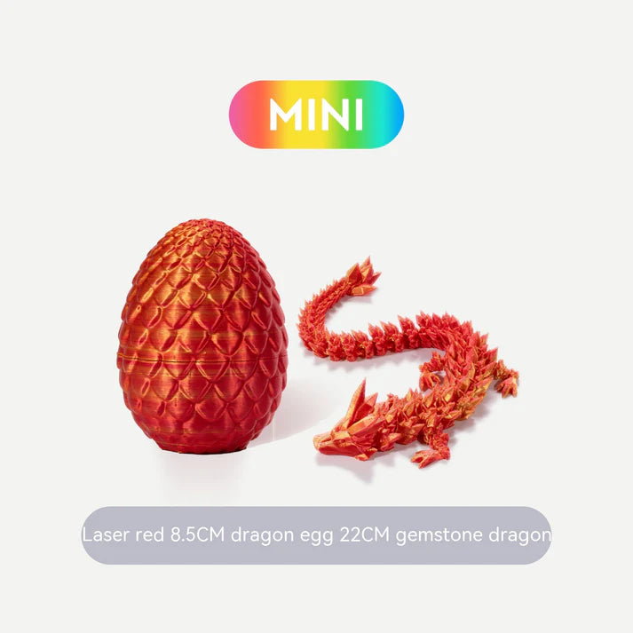 3D Printed Dragon Egg Crystal Ornaments