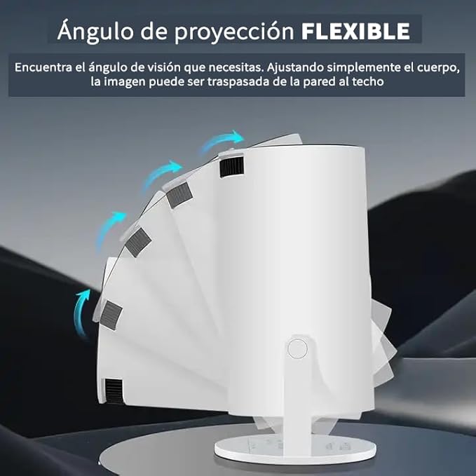 Proyector Led Plus UltraBeam HD, Compatible con WiFi 6, BT5.2 con Sistema Operativo Android 12.0, CorrecciÓN Trapezoidal AutomÁTica, Pantalla De 130 Pulgadas para TelÉFono/PC/Stick, HDMI  Compatible PS5, Xbox, Zoom Digital