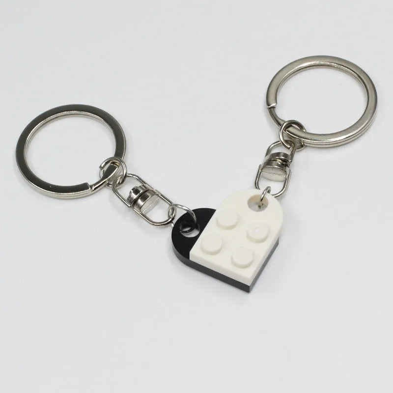 💖Valentine's Day Hot Sale 60% OFF🔥 Brick Heart Keychain Set