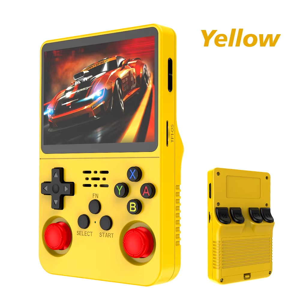 R36S Retro Handheld Video Game Console Linux System 3.5-Inch IPS Screen Mini Portable Handheld Video Player 64GB 15000 Games