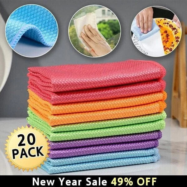🔥🔥🔥Streak-Free Miracle Cleaning Cloths - Reusable