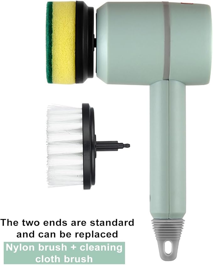 Gear Electric Cleaning Brush, Multifunctional Cleaning Tool with Telescopic Handle