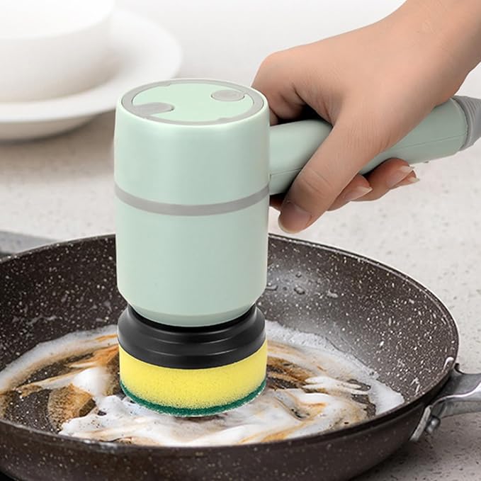 Gear Electric Cleaning Brush, Multifunctional Cleaning Tool with Telescopic Handle