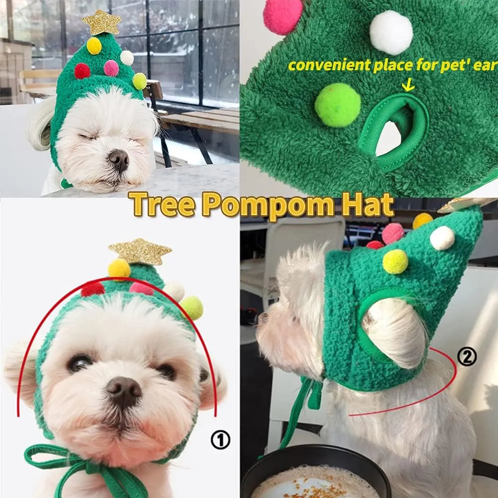 🔥65% OFF🎁Adorable Christmas Tree Pom-Pom Hat