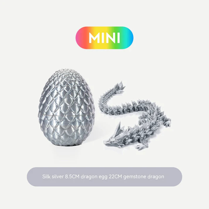 3D Printed Dragon Egg Crystal Ornaments