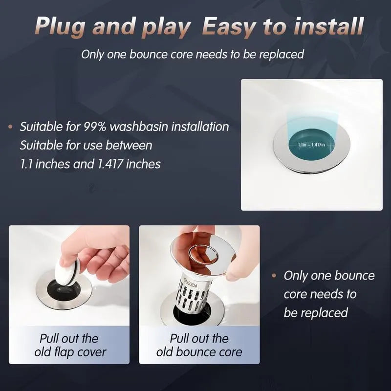 Hot Sales 65% OFF🔥Universal Stainless Steel Drain Strainer