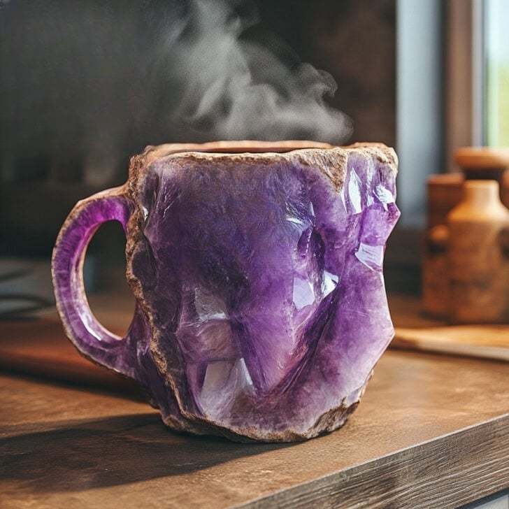 🎁 Mineral Crystal Rock Coffee Mug, Last Day Discount Offer!