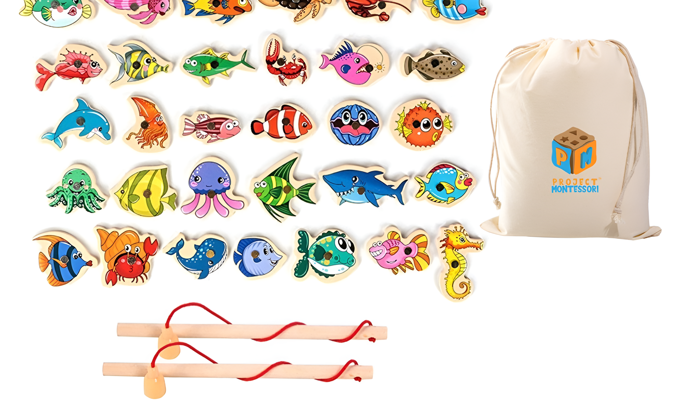 Montessori Fishing Game