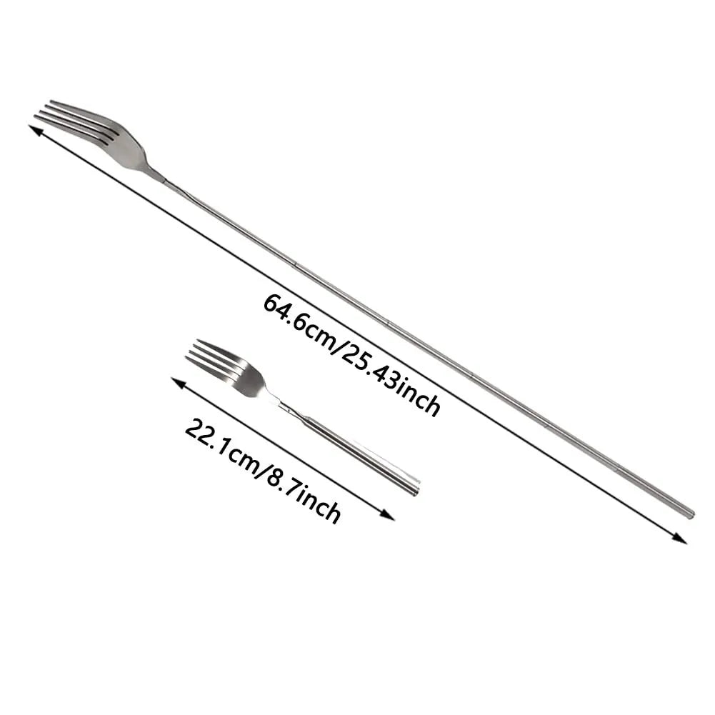 Holiday Hot Sale 70% OFF🔥Telescopic Stainless Steel Fork