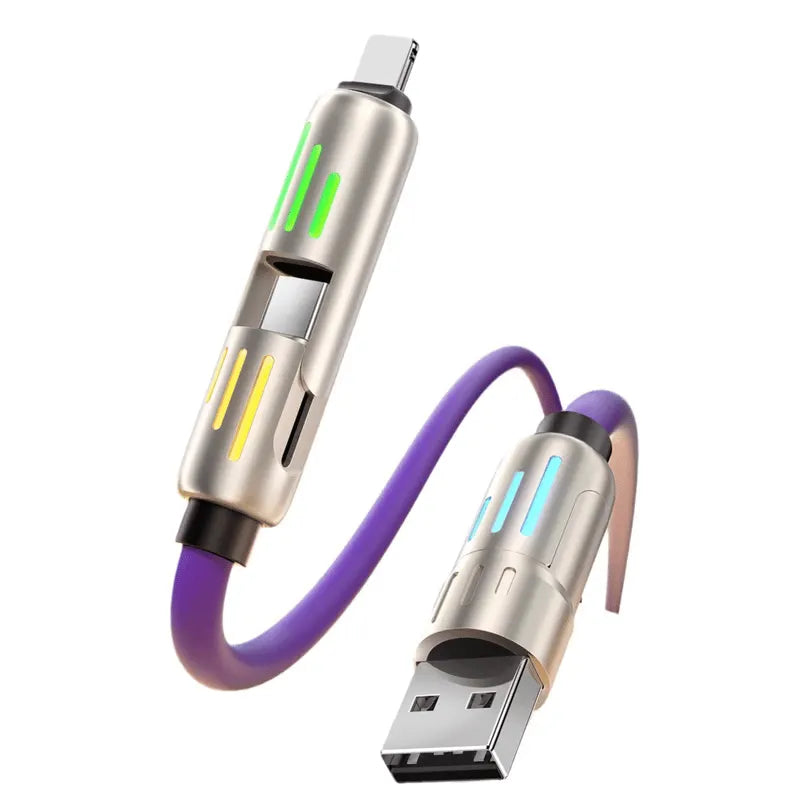 Last Day 50% OFF🔥4-in-1 USB Charging Cable mFish Fast Charging MAX 240W