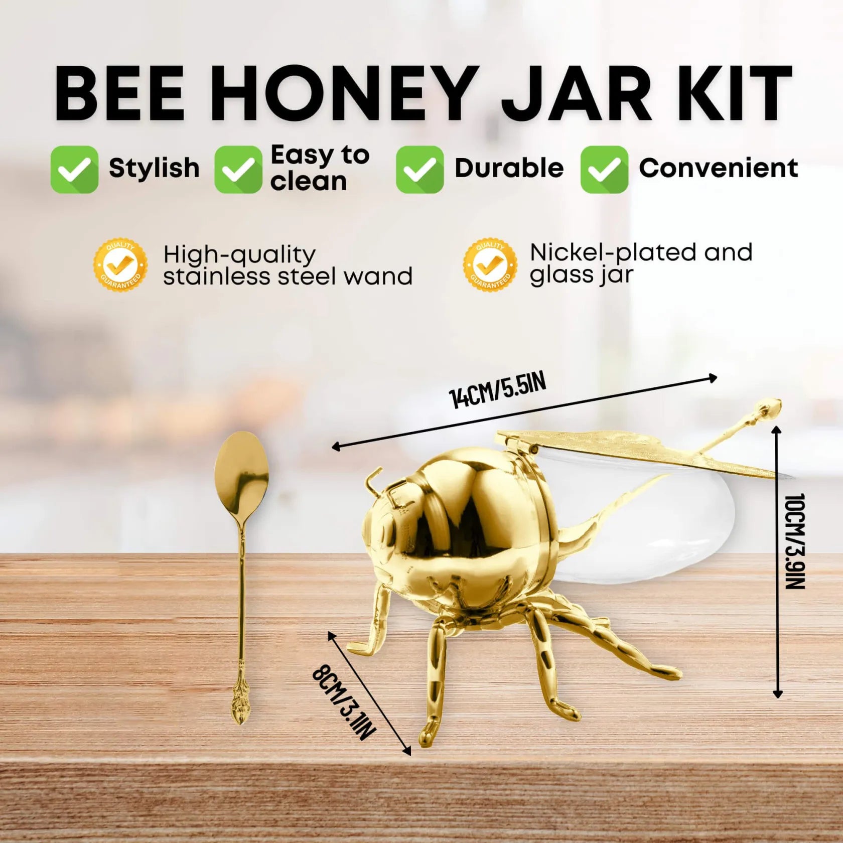 🍯 Decorative Bee-Shaped Honey Jar🔥Last Day Sale 65% OFF
