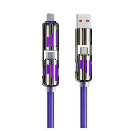 Last Day 50% OFF🔥4-in-1 USB Charging Cable mFish Fast Charging MAX 240W