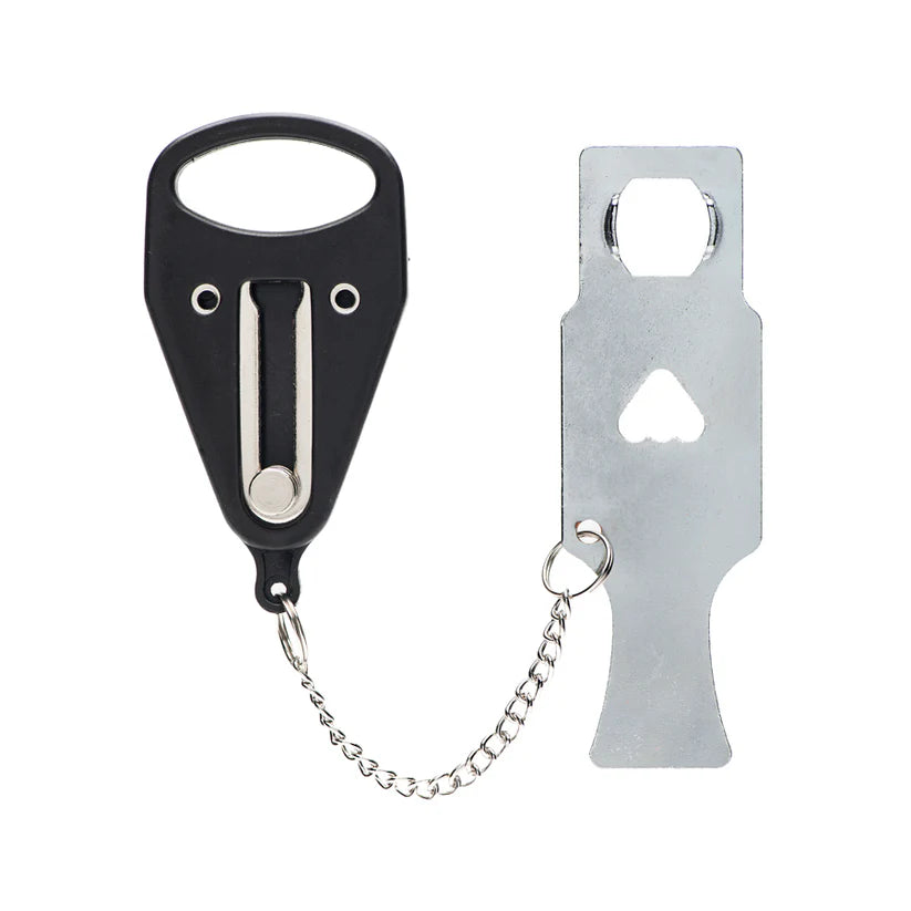 Portable Door Snap Locks Hotel Room Door Overhead Door Stopper Anti-theft Locks