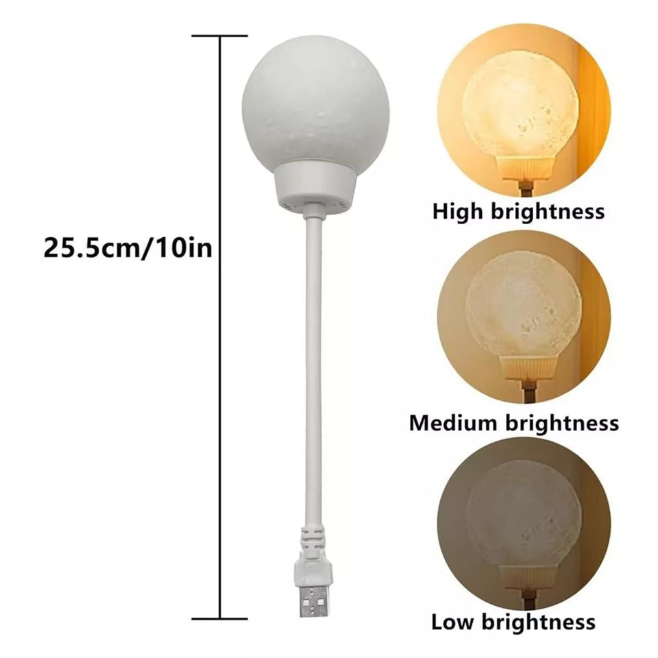 USB-PoweredVoice-Activated Voice-Controlled Bedroom Light3 Color Dimming Bedroom Bathroom