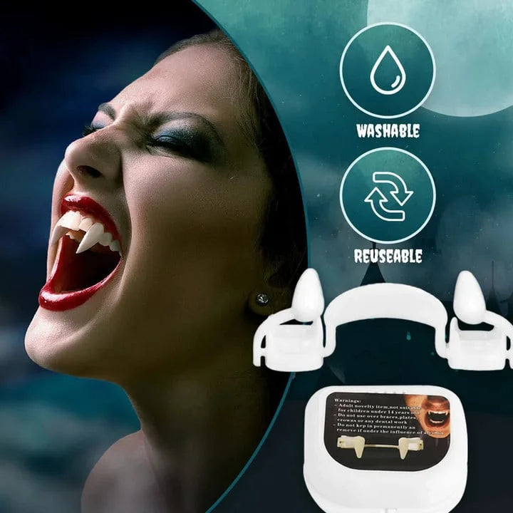 🧛‍♂️Early Halloween 51% OFF - Retractable Halloween Vampire Fangs🧛‍♂️